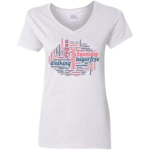 T-SHIRT LADIES V-NECK WS