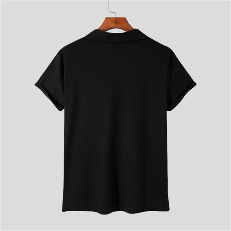 T-Shirt vintage uni à col en V profond