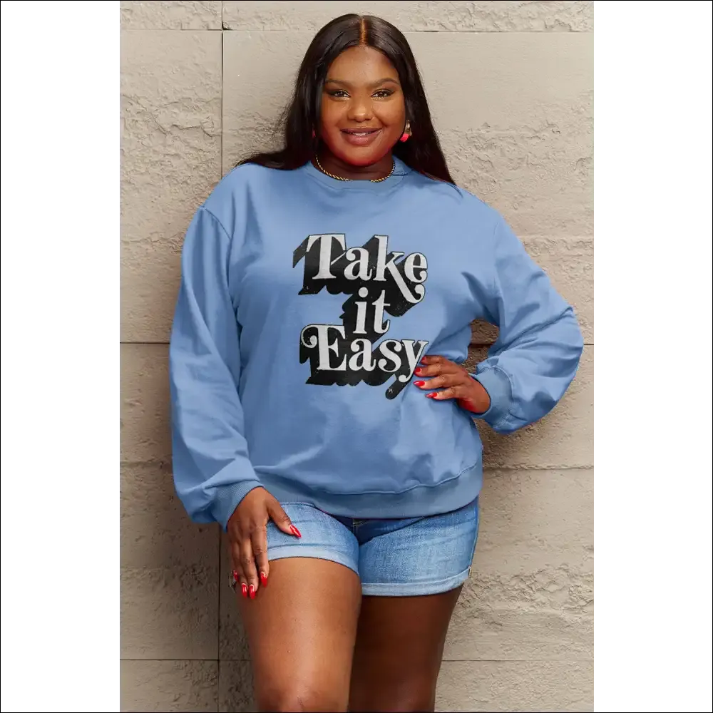 Take It Easy Graphic Sweatshirt