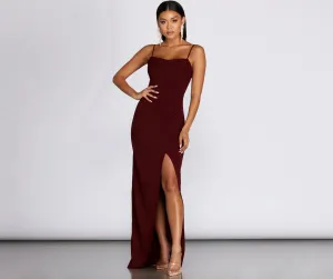 Tamara Formal Stylish Sleeveless Wrap Dress