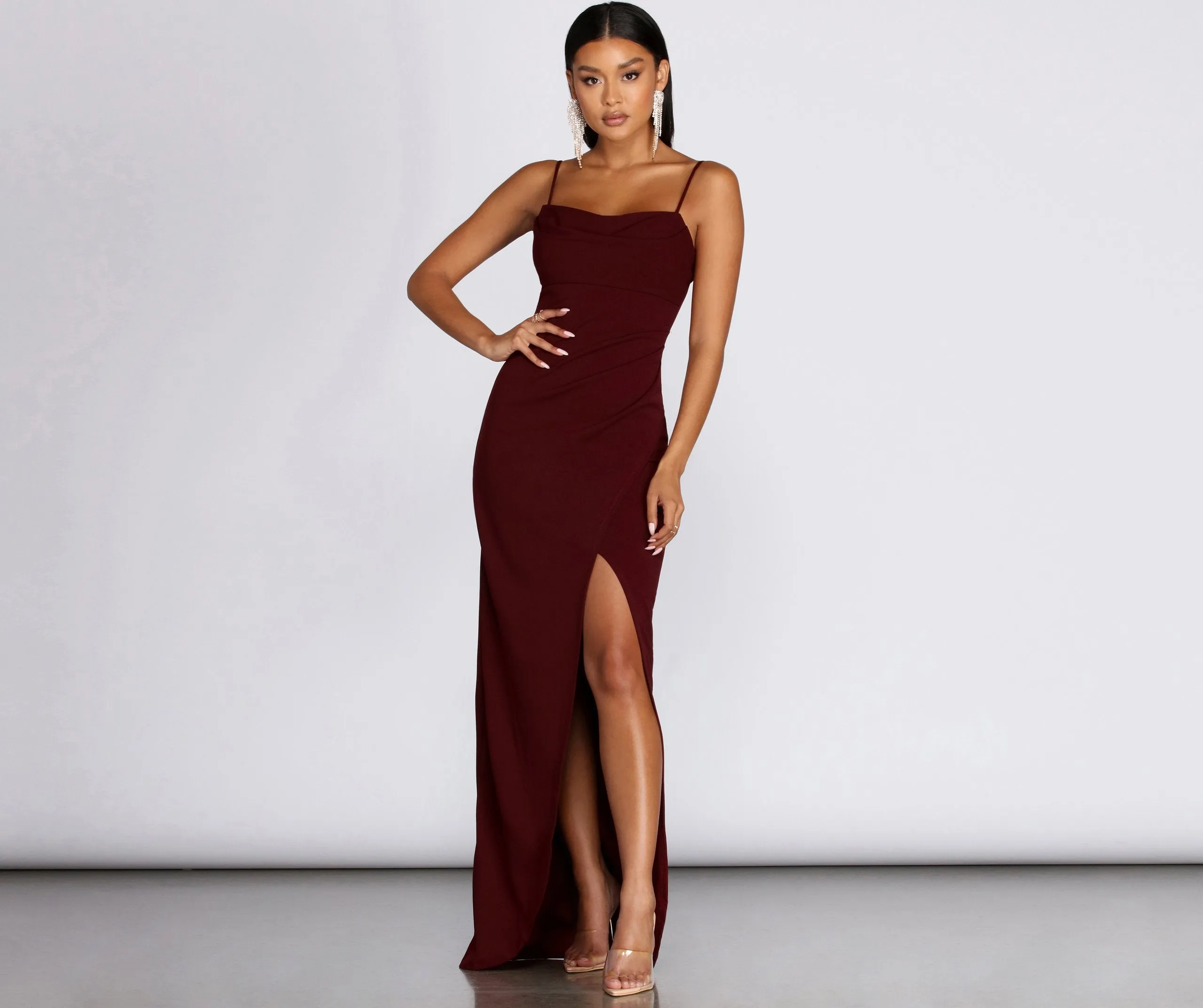 Tamara Formal Stylish Sleeveless Wrap Dress
