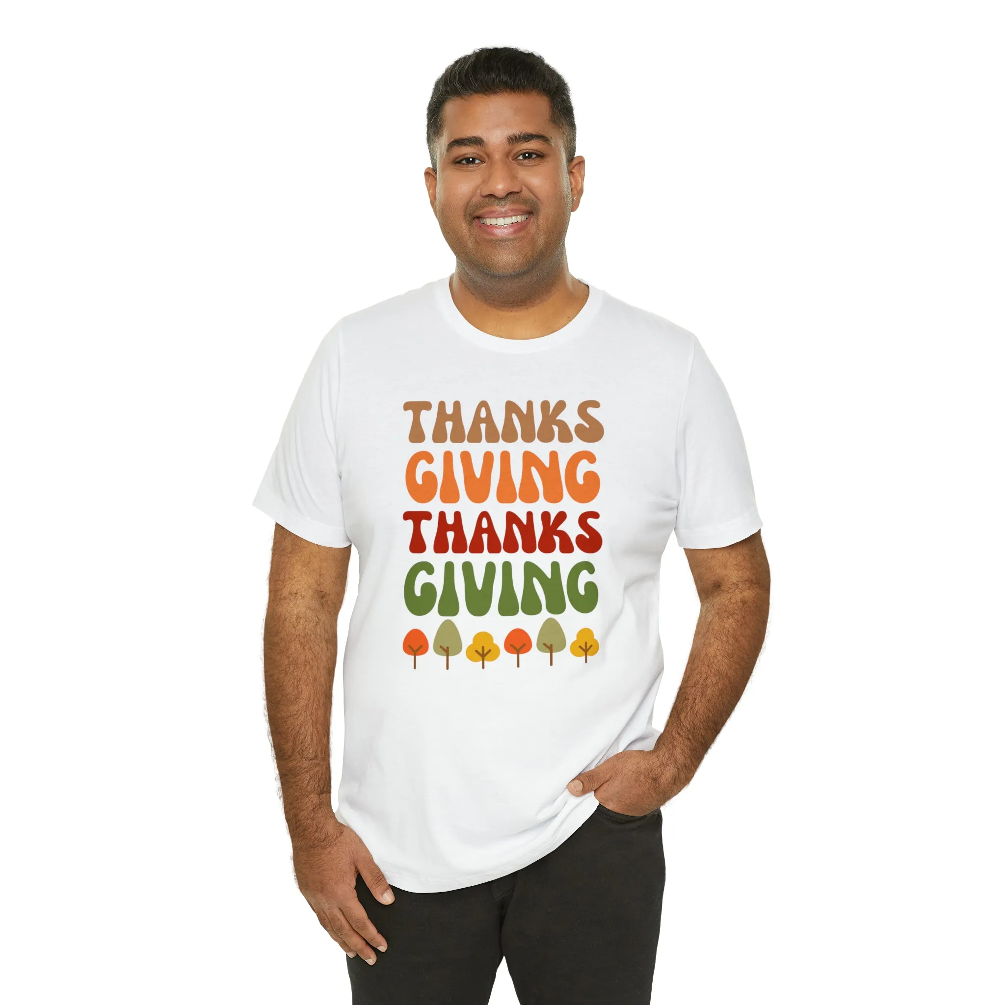 Thanks Giving Thanks Giving T-Shirt | Fall Thanksgiving Tee |  Bella Canvas 3001 Unisex |  Happy Thanksgiving Short Sleeve Tshirt