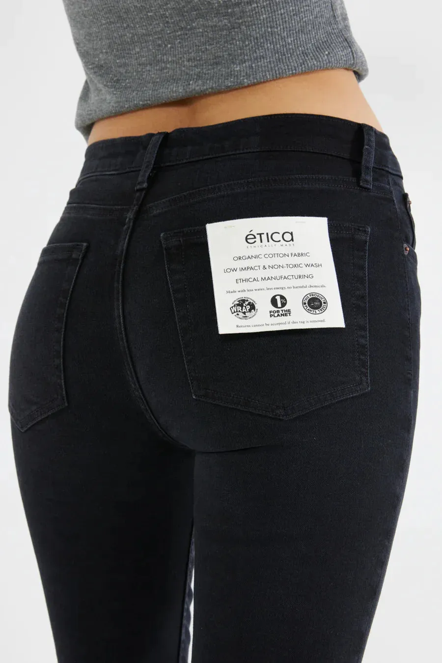 The Easton Slim Denim by Ética - Onyx