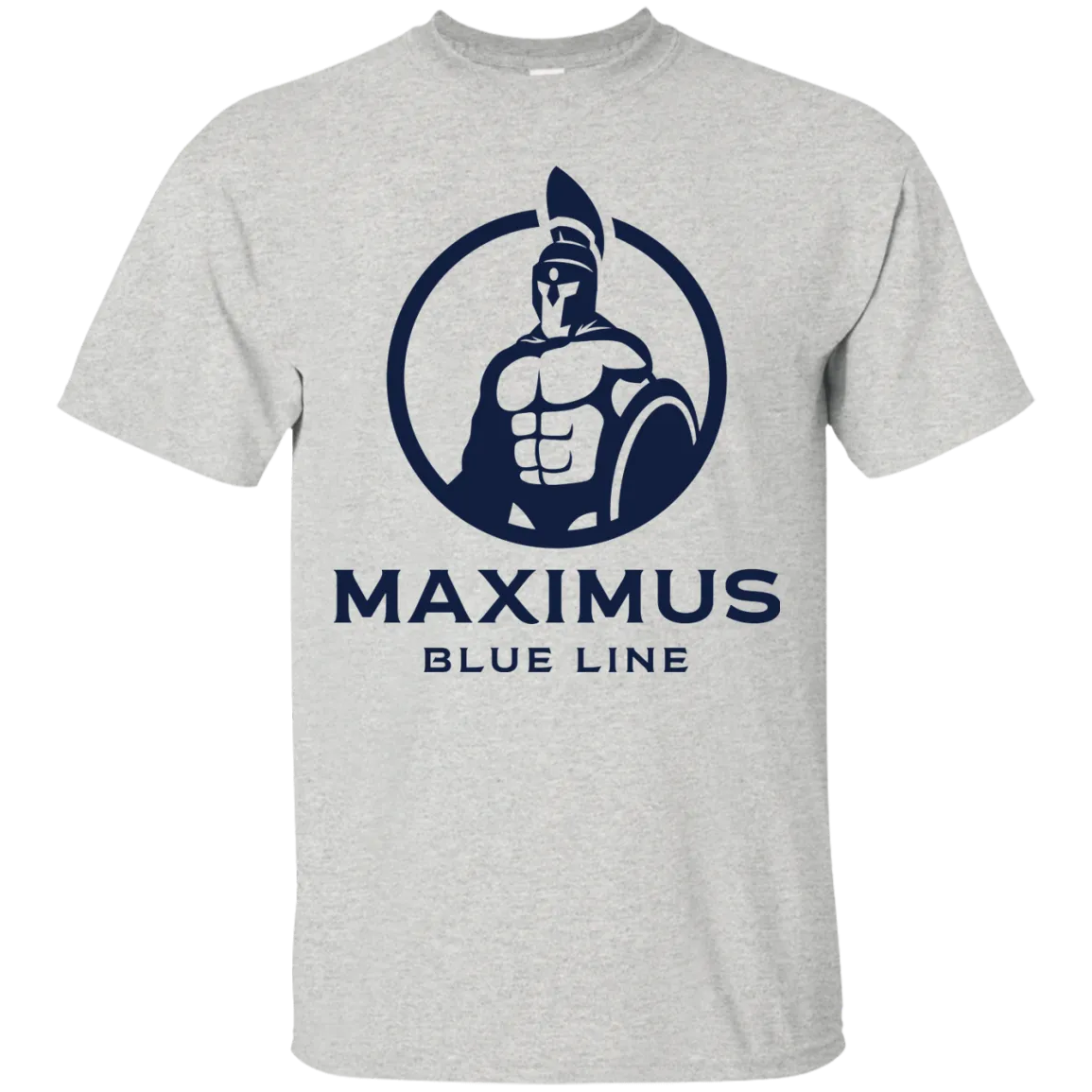 The Maximus Blue Line logo T.