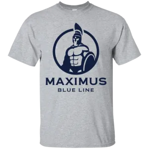 The Maximus Blue Line logo T.
