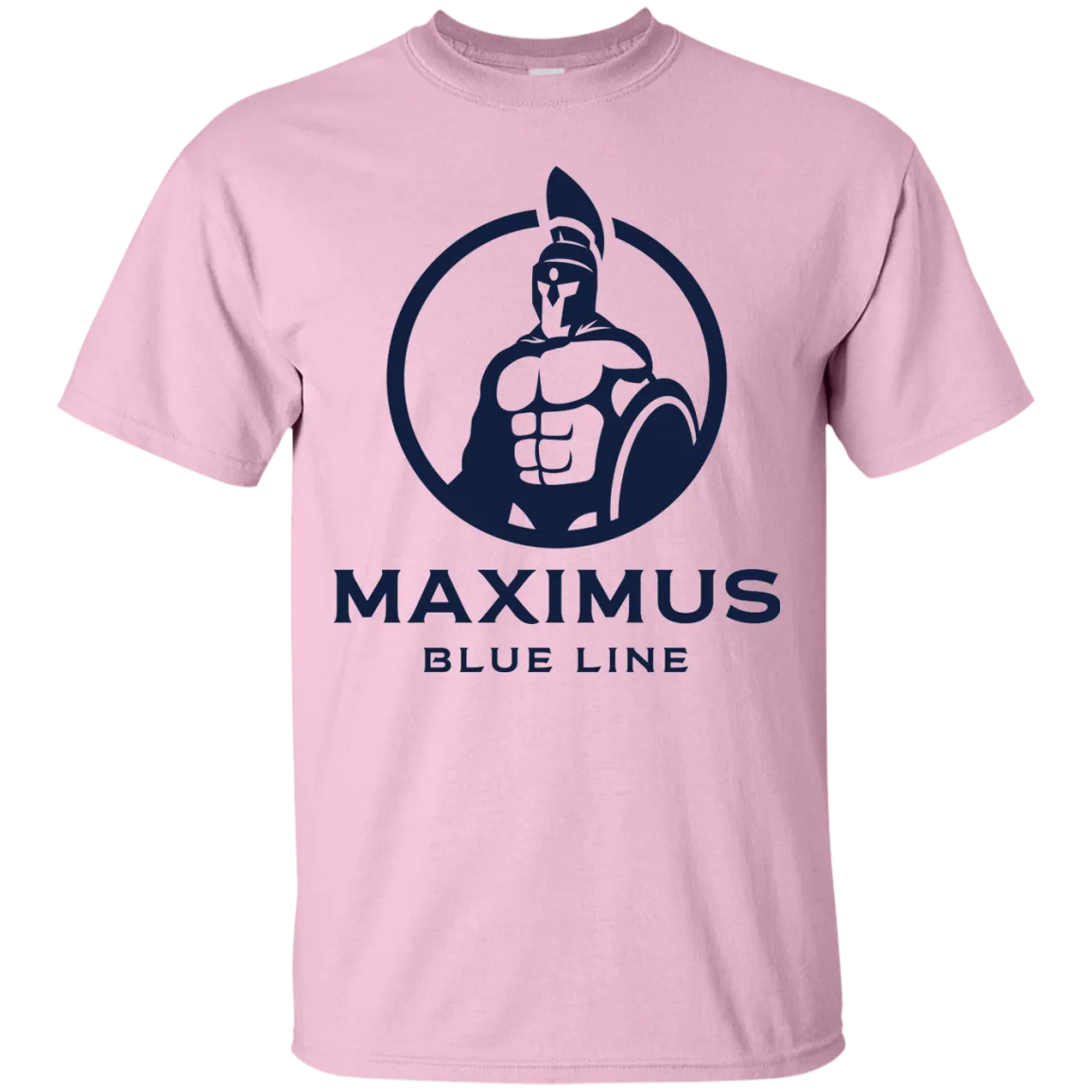 The Maximus Blue Line logo T.