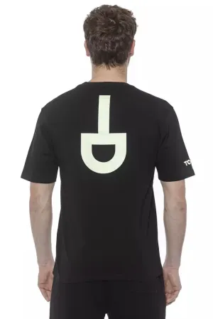 Tond Black Cotton Men's T-Shirt