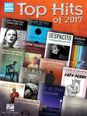 Top Hits of 2017 (Easy Guitar with Notes & Tab)