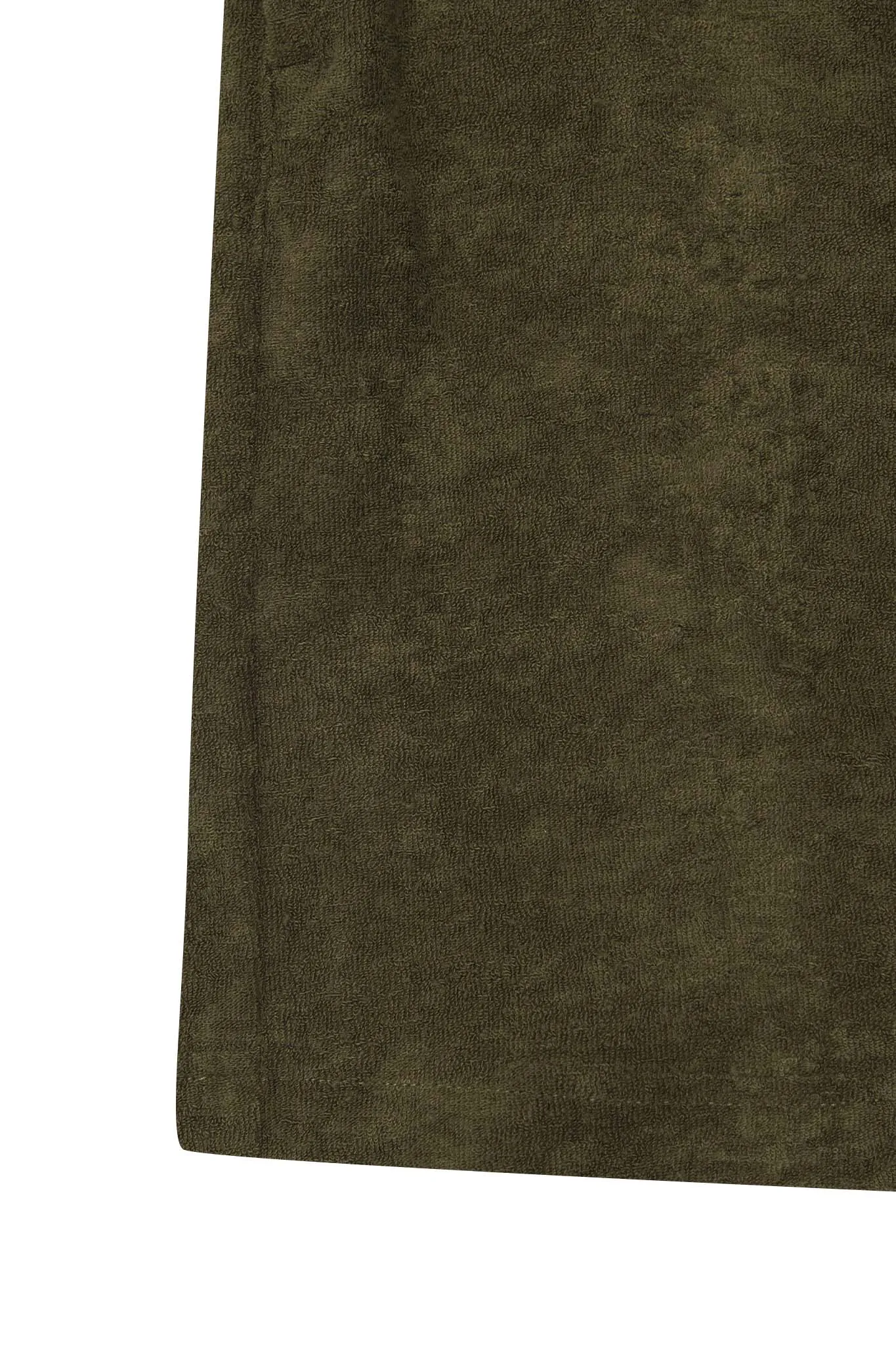 TOWEL TERRY SWEATSHORTS IN OLIVE