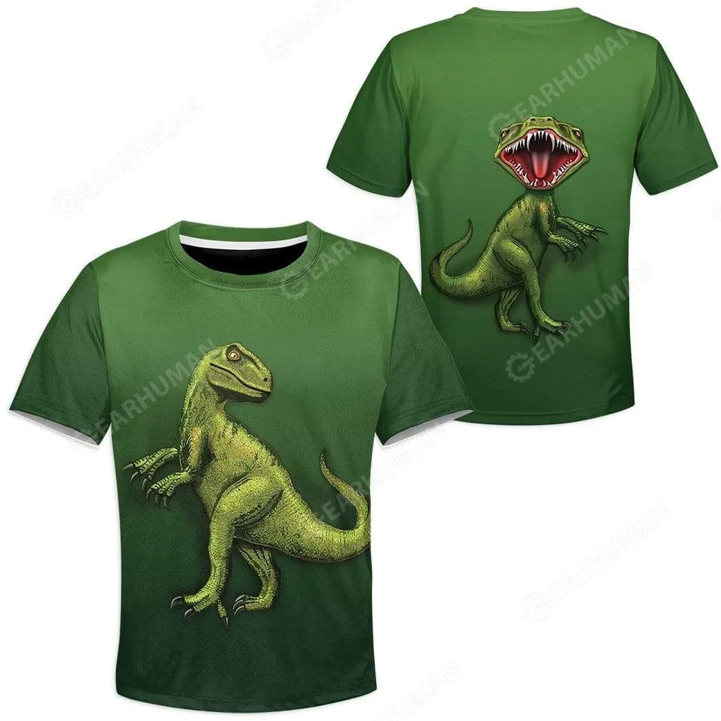 Trex Dinosaur Kid Hoodies Apparel