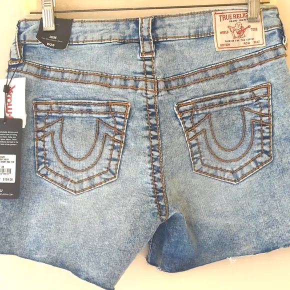 True Religion Jayde Big T Raw Hem Short