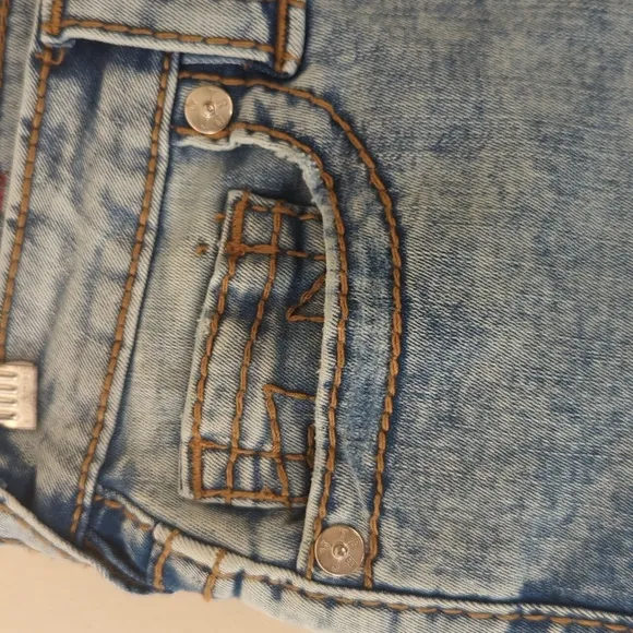 True Religion Jayde Big T Raw Hem Short