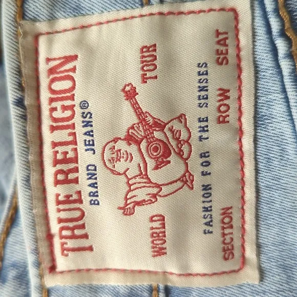 True Religion Jayde Big T Raw Hem Short