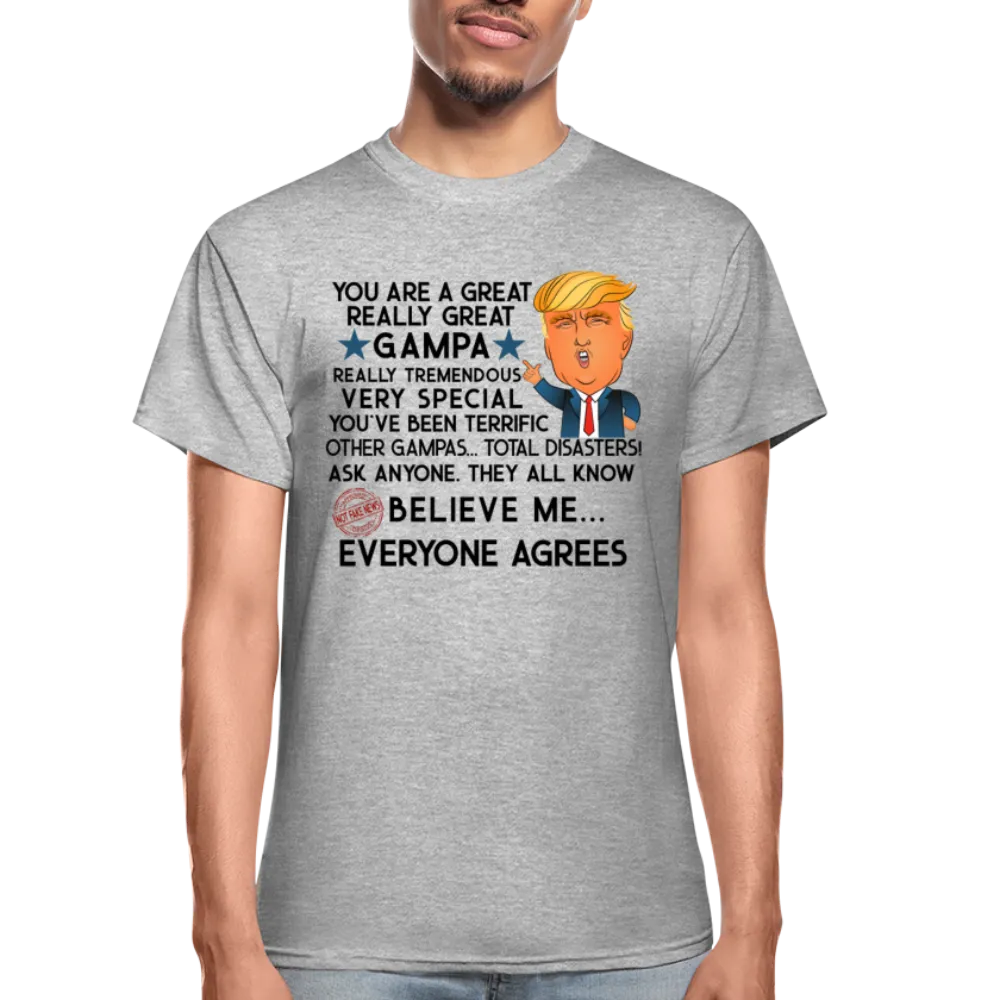 Trump Gampa Gildan Ultra Cotton Adult T-Shirt