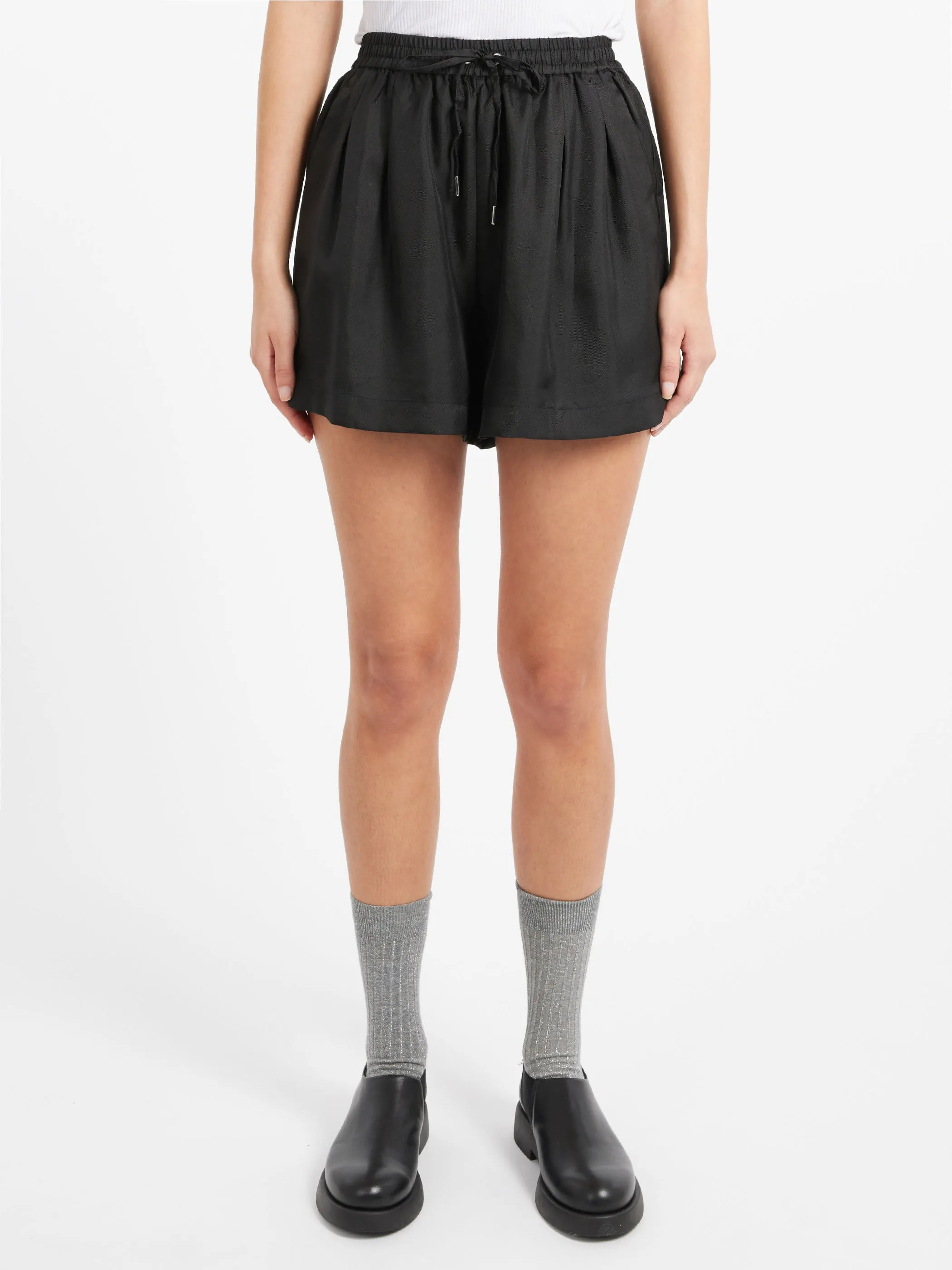 Twill Slouch Shorts