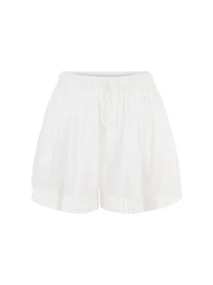 Ulla Johnson Isla Coverup Shorts in Cowrie