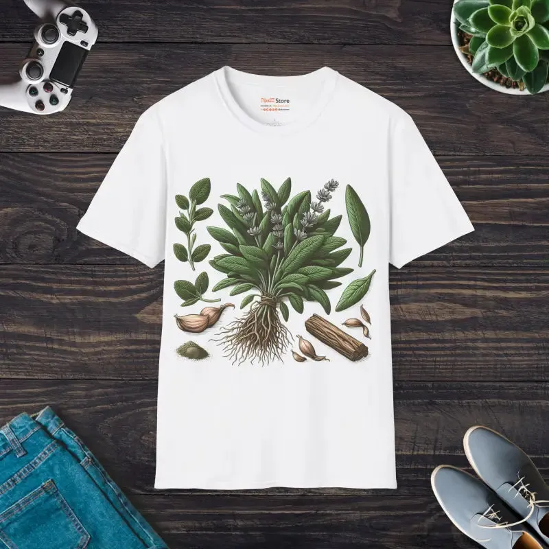 Unisex Softstyle Tee in Sage Herb for Trendy Fashion