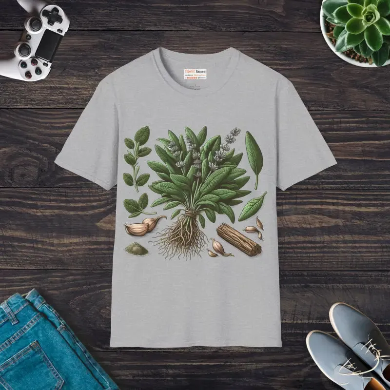 Unisex Softstyle Tee in Sage Herb for Trendy Fashion
