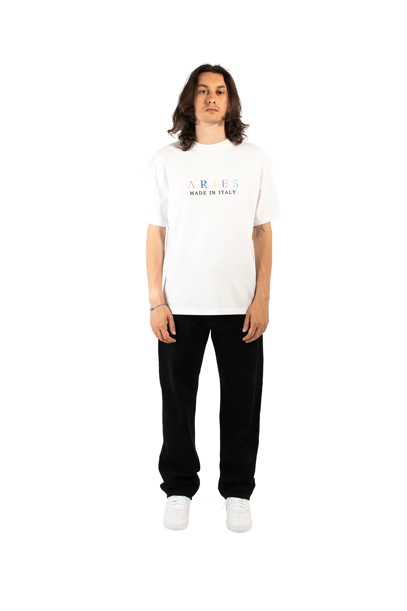 United Colours of Aries Embroidered T-Shirt