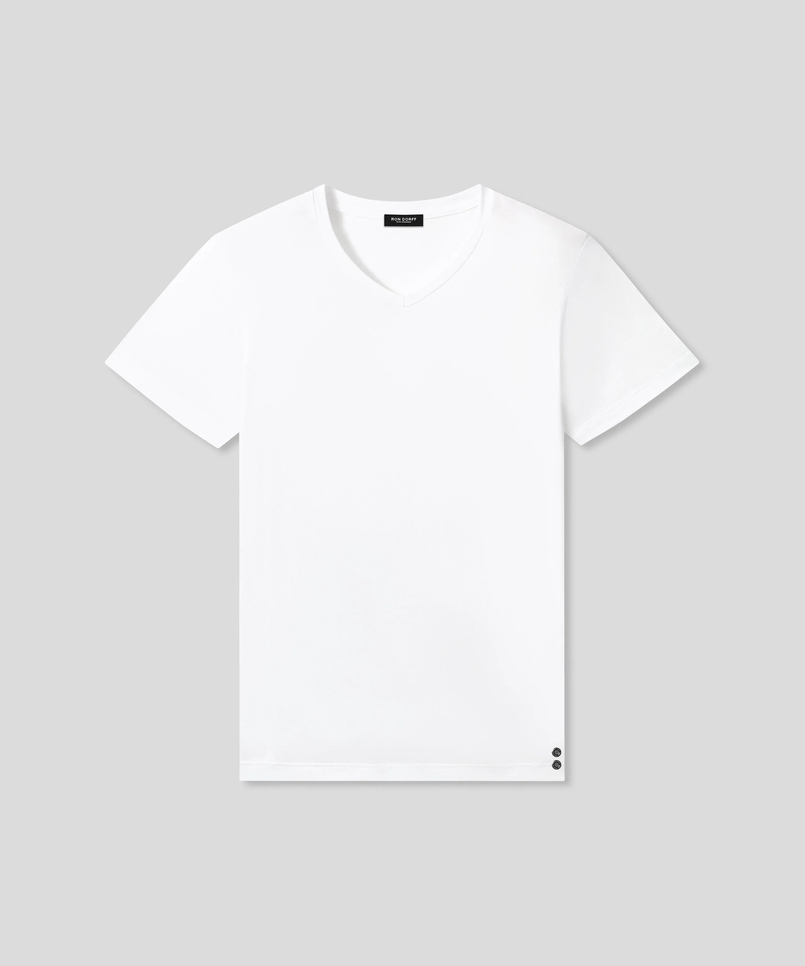V Neck T-Shirt Eyelet Edition: Optic White
