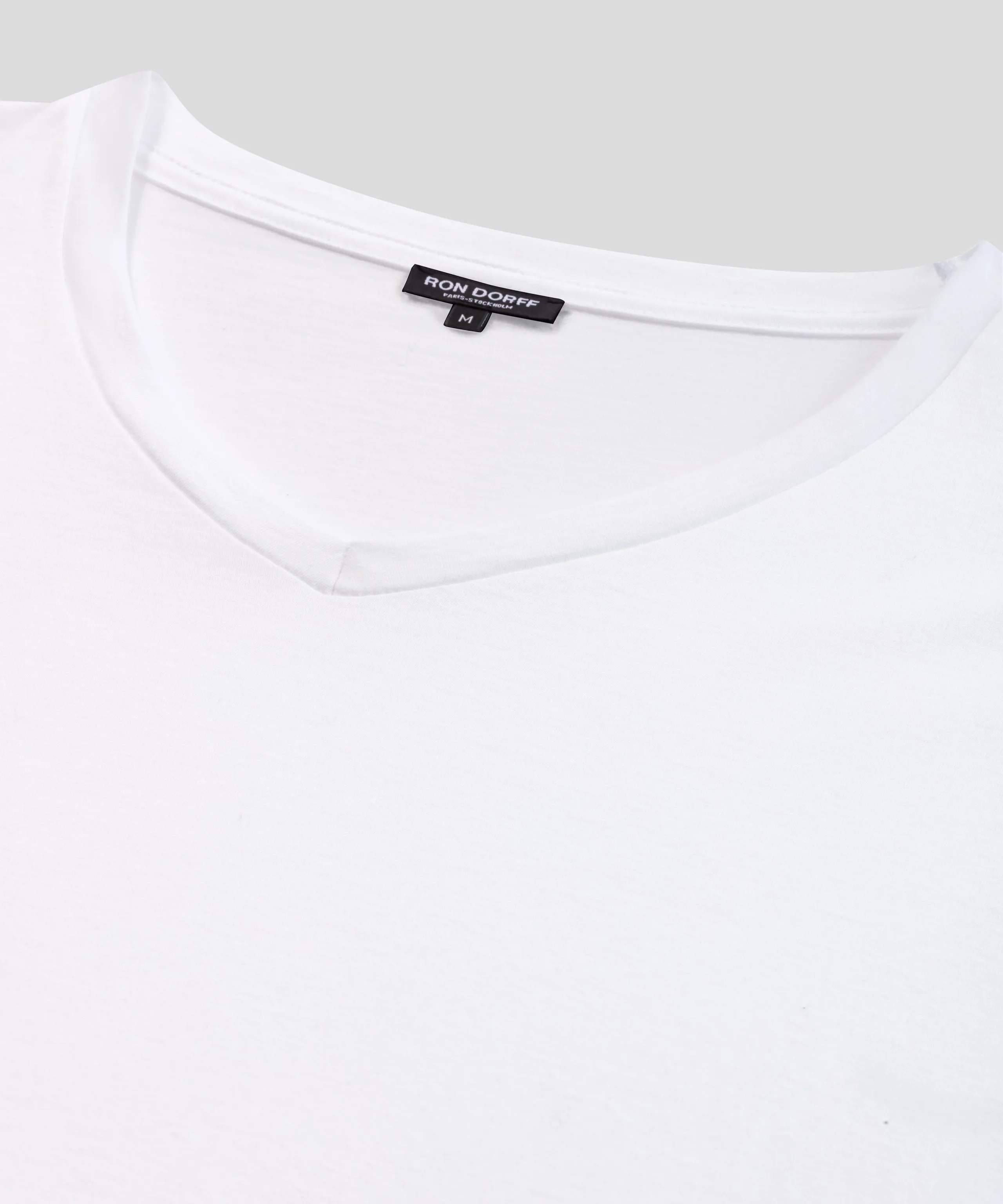 V Neck T-Shirt Eyelet Edition: Optic White