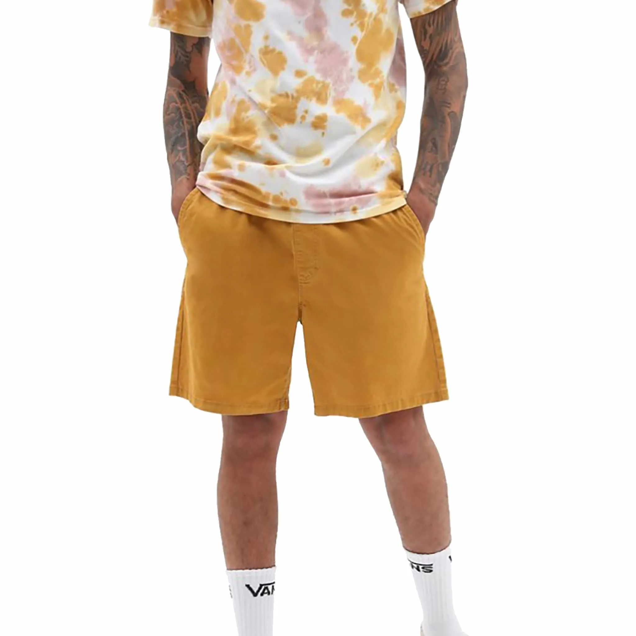 Vans Range Salt Wash Relaxed Elastic Short Yellow