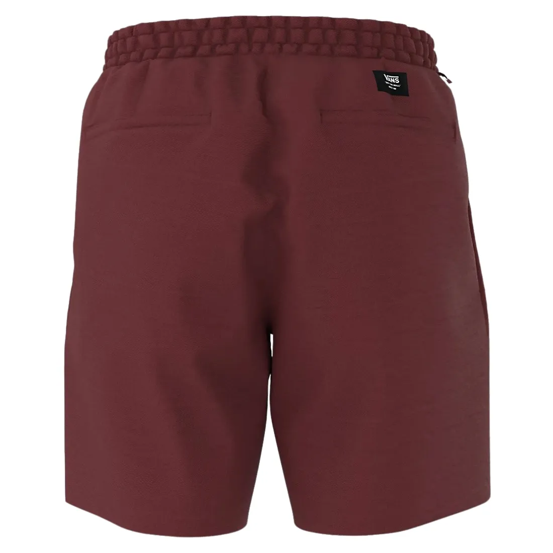 Vans Range Salt Wash Relaxed Elastic Waistband Shorts - Syrah