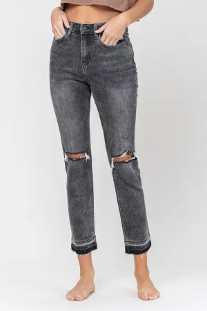 Vervet Flying Monkey High Rise Released Hem Straight