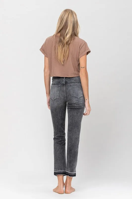 Vervet Flying Monkey High Rise Released Hem Straight