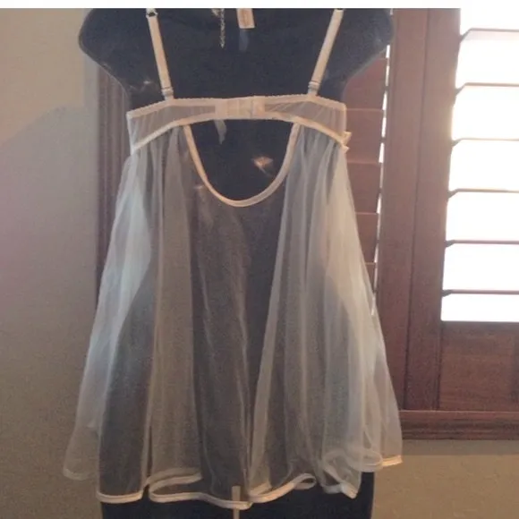 Victoria’s Secret Wedding Collection White JustMarried SatinRuffle Teddy NWT 36B