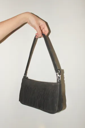 Vintage 90s Fringe Leather Purse