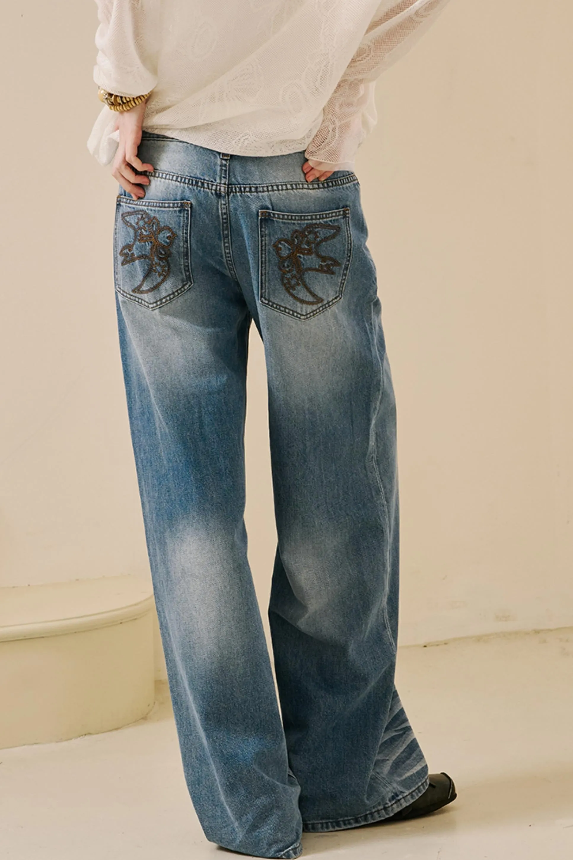 Vintage Layered Jeans
