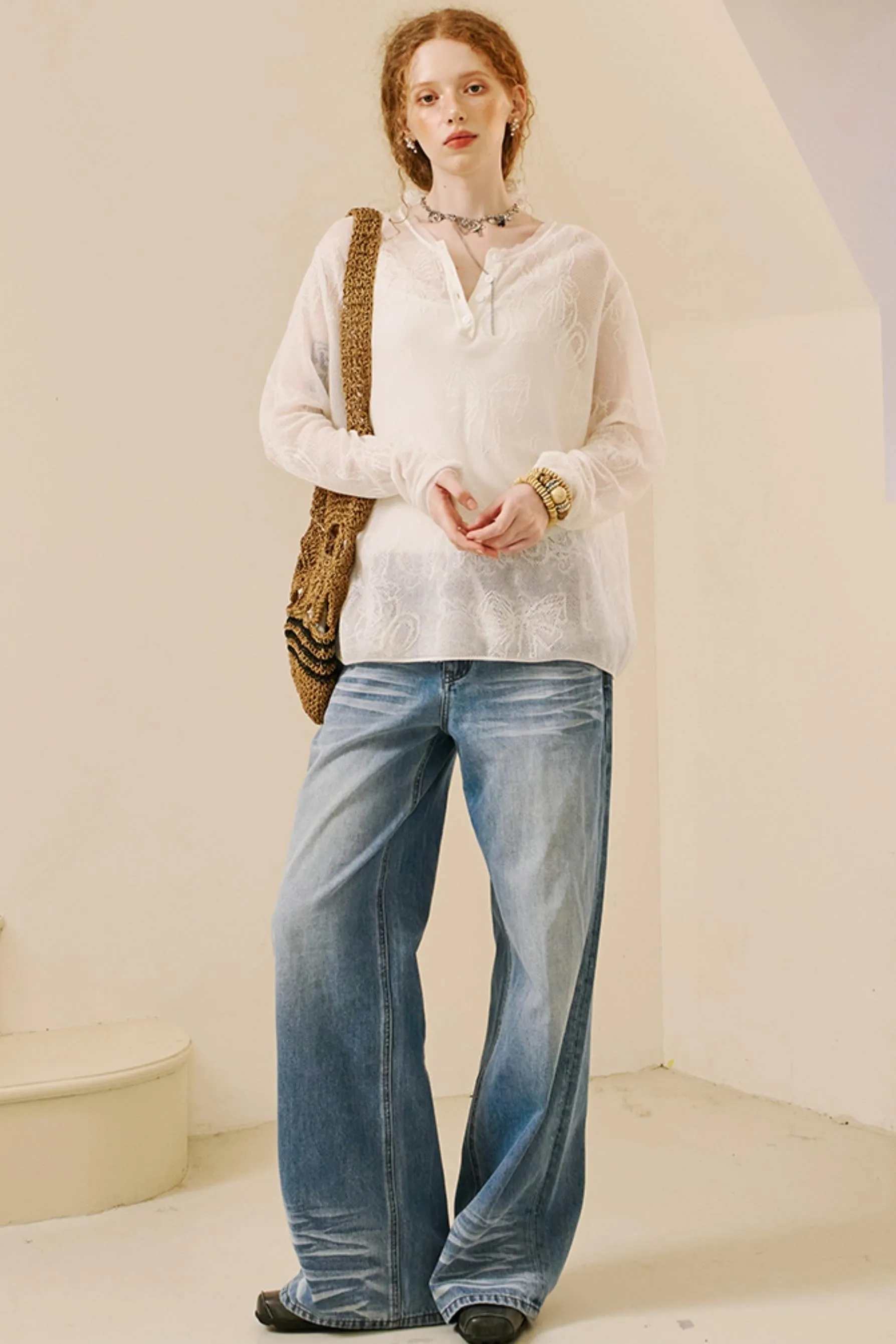 Vintage Layered Jeans