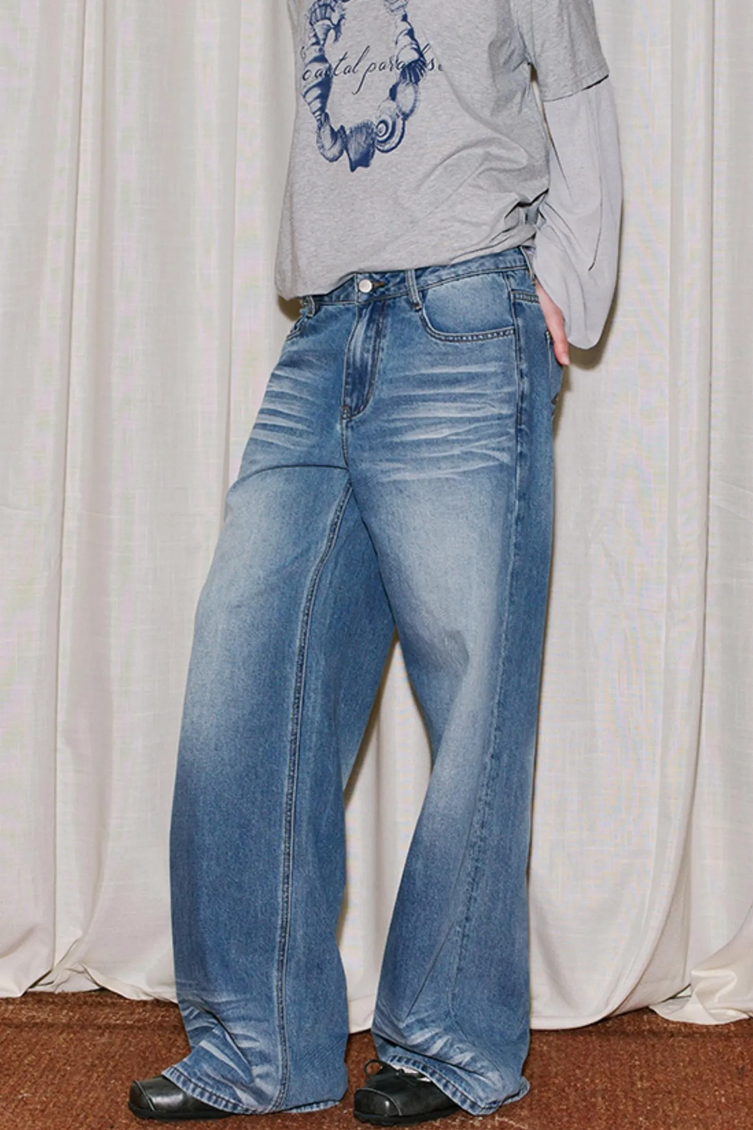Vintage Layered Jeans