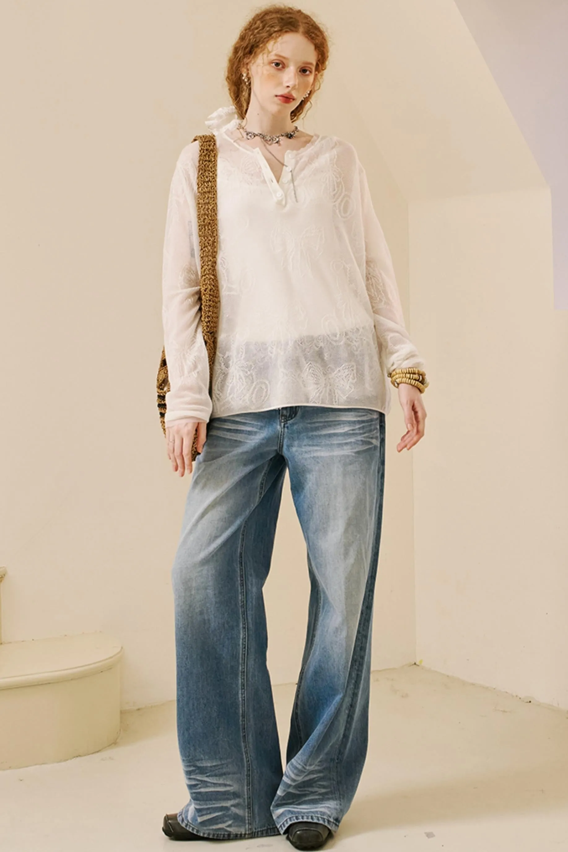 Vintage Layered Jeans
