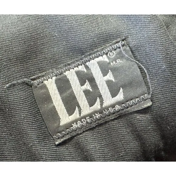 Vintage LEE Trouser Dark Wash Jeans 1970s Union Label Size 27