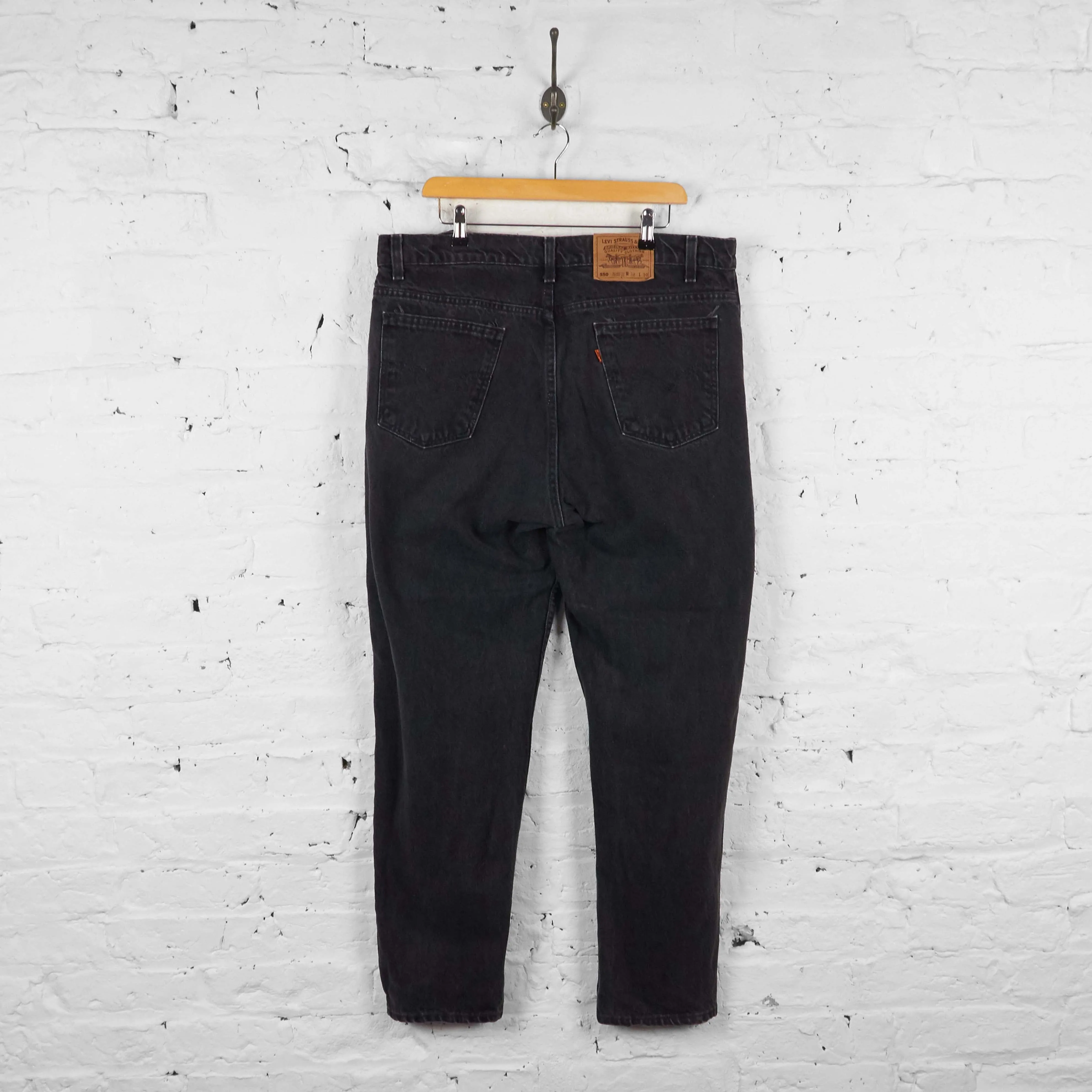 Vintage Levi's 550 Jeans - Black - XL