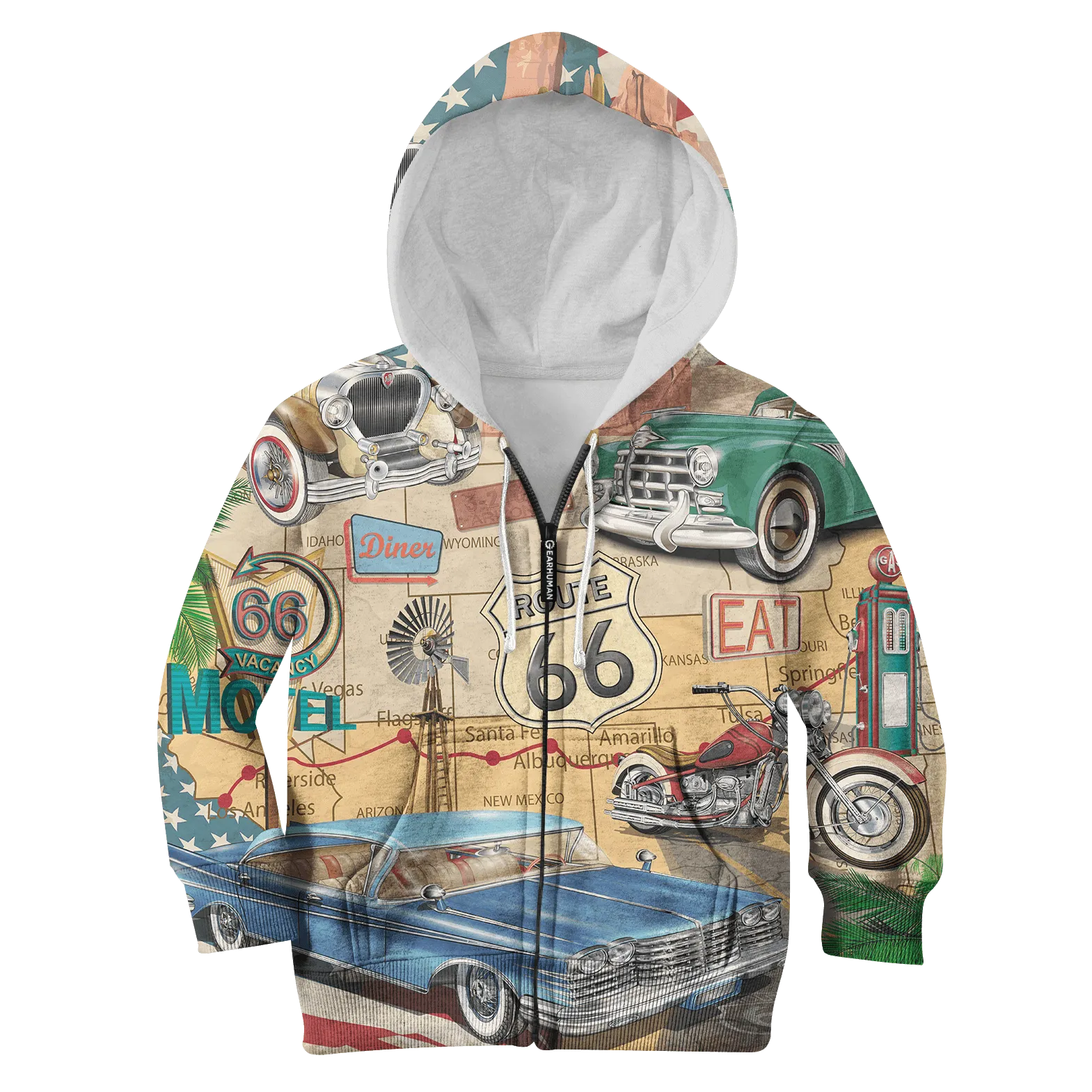 Vintage Vehicle Custom Cosplay Kid Hoodie