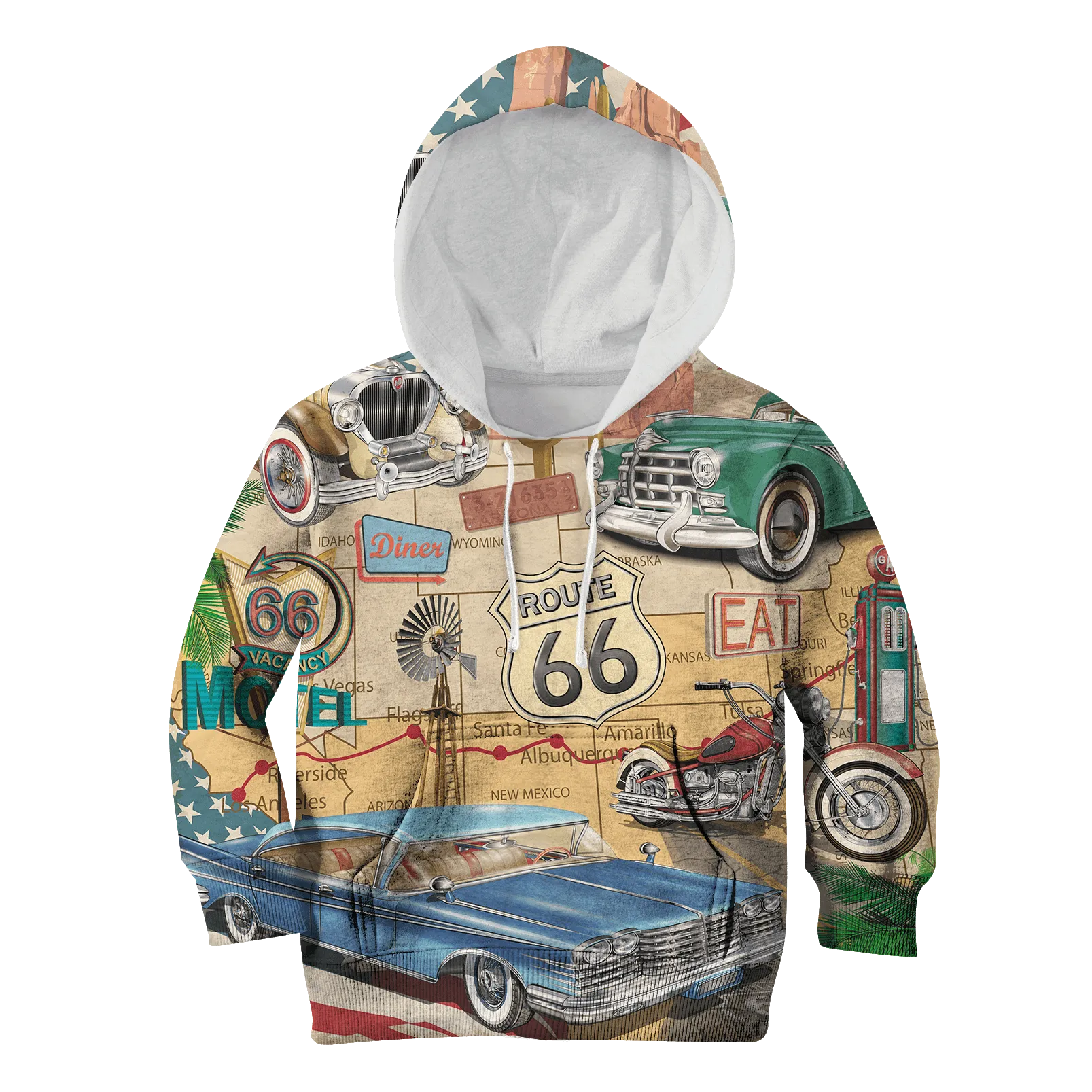 Vintage Vehicle Custom Cosplay Kid Hoodie