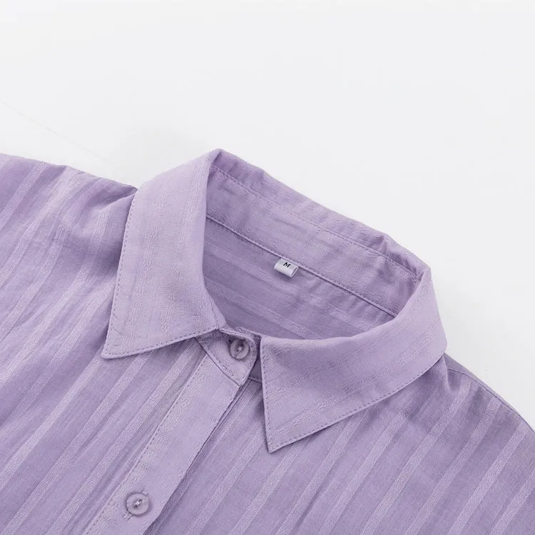 Viola - Breezy Button-Up and Shorts Ensemble