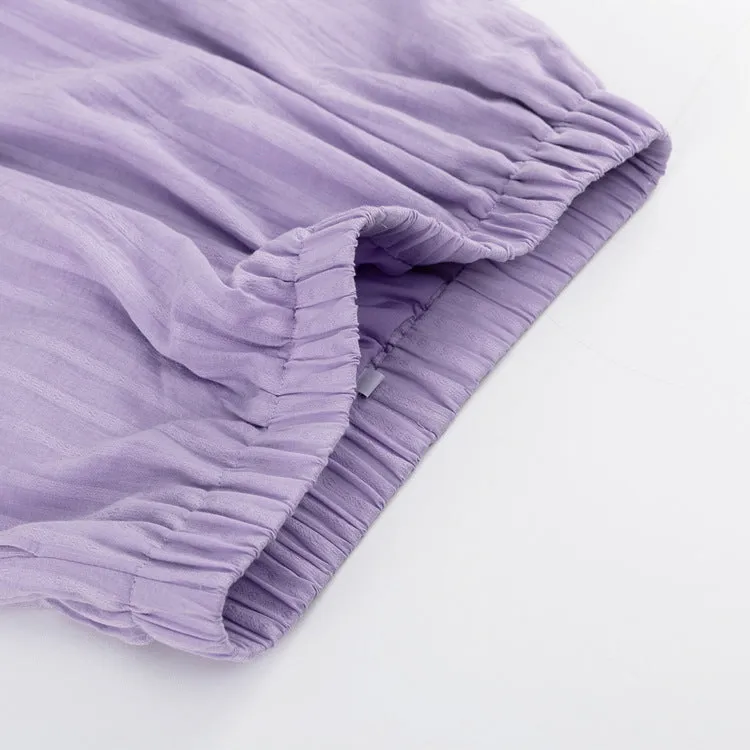 Viola - Breezy Button-Up and Shorts Ensemble