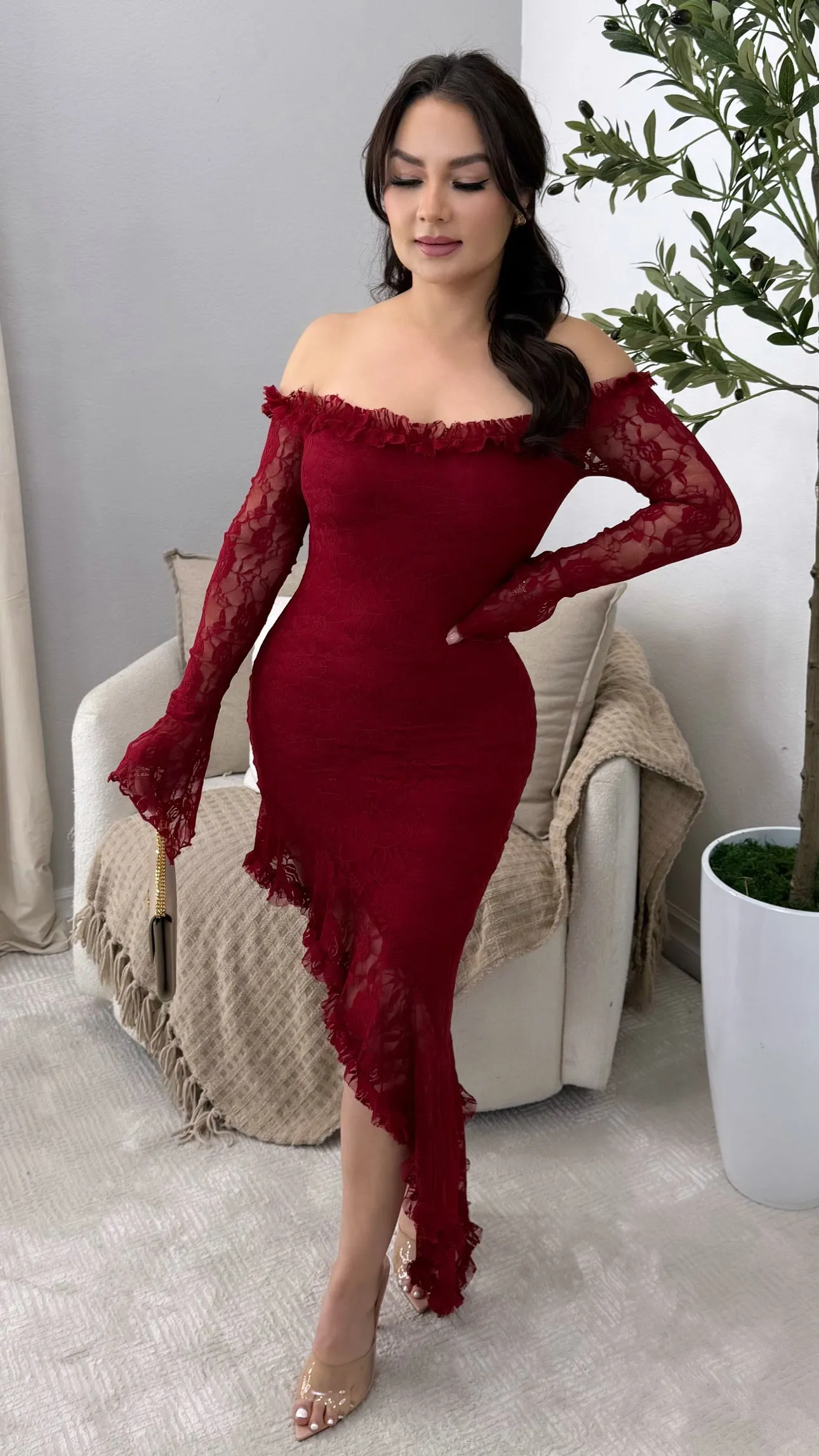 VIVIANA RED DRESS