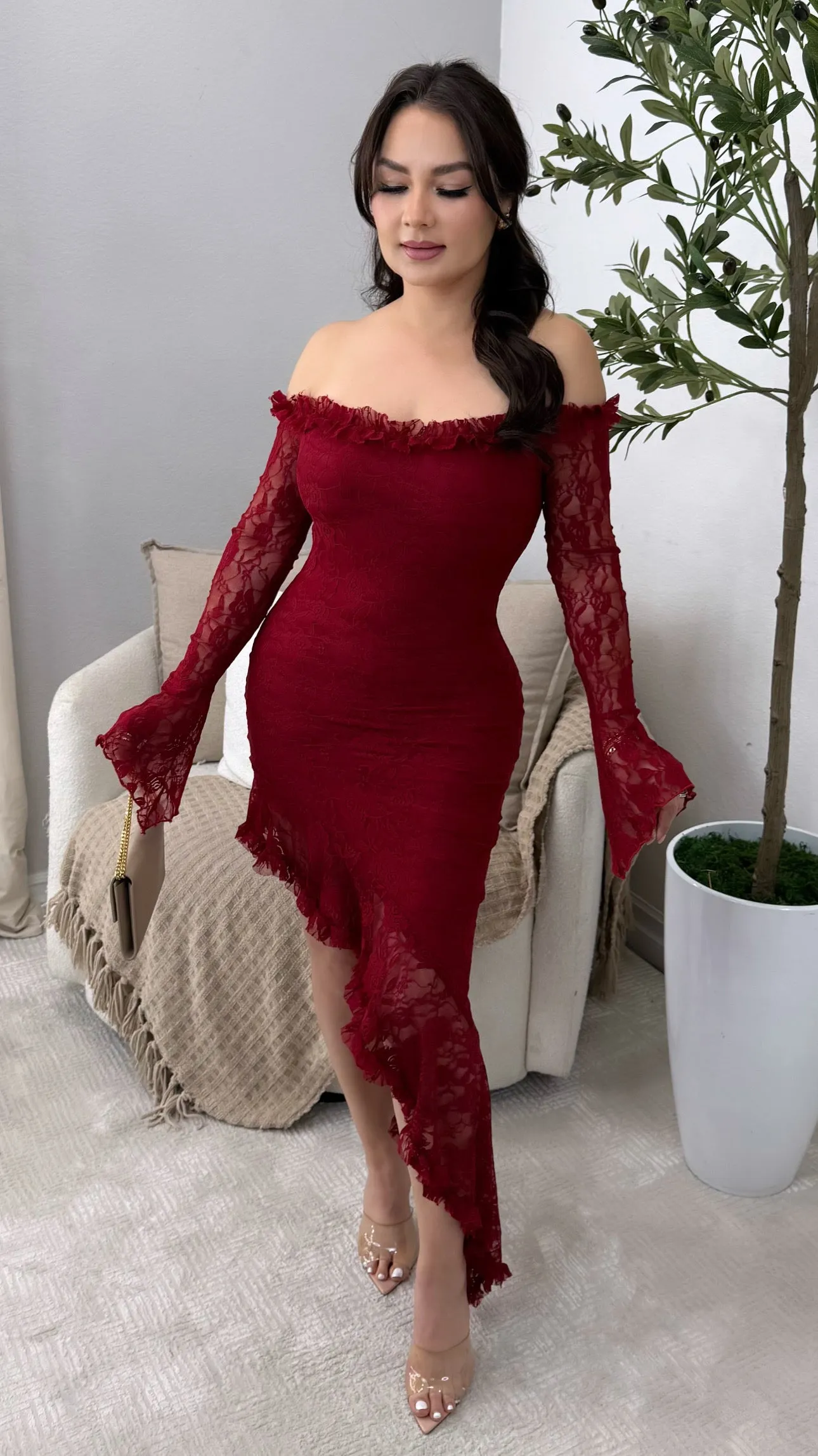 VIVIANA RED DRESS