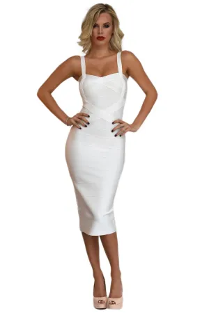 Vogue white Bandage Dress