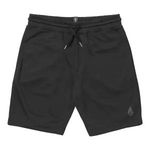 Volcom - So Meshed Up Elastic Waist Youth Shorts Black