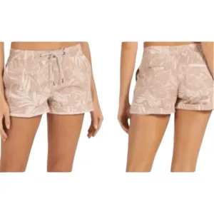 Vuori Ripstop Short leaf print M