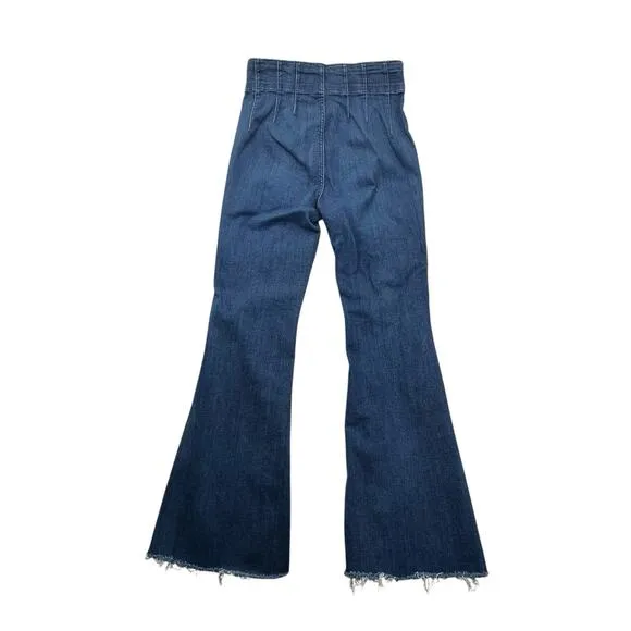 We The Free Jeans Wide Leg Med Wash Denim Women’s Size 29