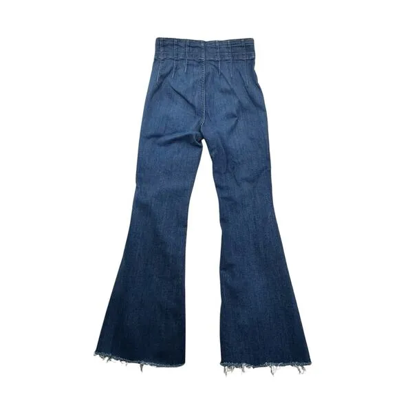We The Free Jeans Wide Leg Med Wash Denim Women’s Size 29