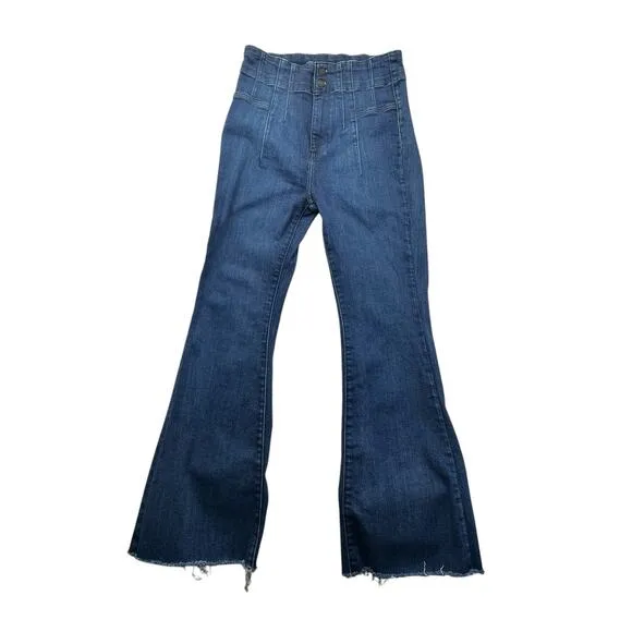 We The Free Jeans Wide Leg Med Wash Denim Women’s Size 29