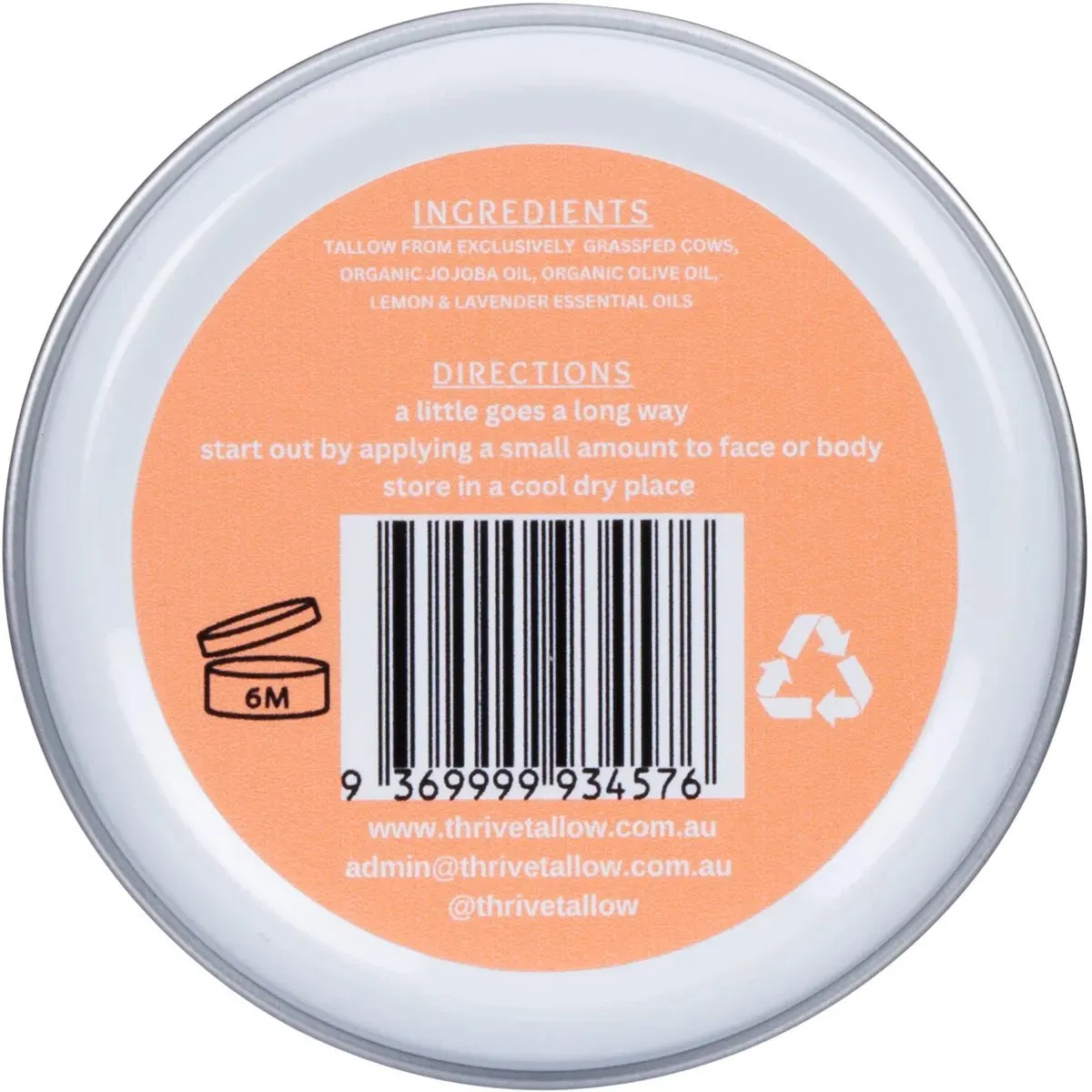 Whipped Tallow Moisturiser - Scented Blend - 70ml